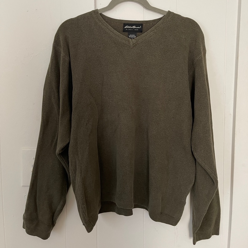 Eddie Bauer Forrest Green Sweater